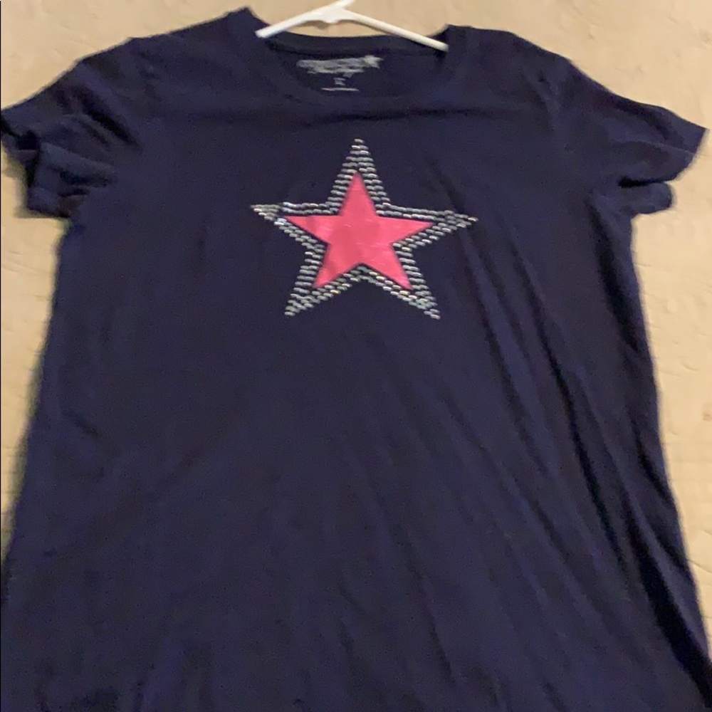 NFL Dallas cowboys tee with rhinestones